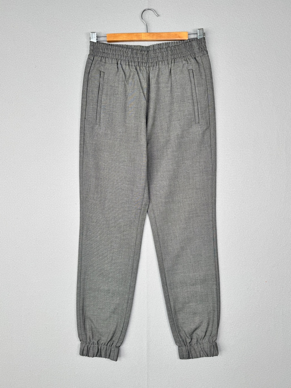 Banana Republic Menswear Joggers Gray Pull On‎ Pants 2 Suit Trousers